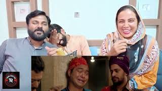 Reaction Golak Bugni Bank Te Batua Punjabi Comedy Movie  Part 1 [upl. by Adnerad]