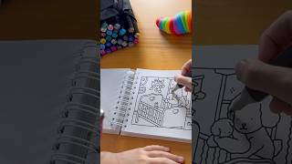 Bobbie Goods Coloring Book 🩷 Colorindo o meu livro relaxante do bobbiegoods asmr relaxing ohuhu [upl. by Otsenre]