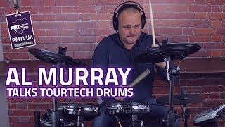 Al Murray Talks TourTech Electronic Drums [upl. by Auvil]