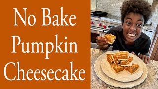 No Bake Pumpkin Cheesecake [upl. by Brocky]