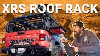 ALL NEW XRS Overland Rack from Go Rhino on 2020 Jeep Gladiator [upl. by Edrei]