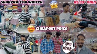 SHOPPING FOR WINTER😍  Cheapest Price Clothes😱  Shopping Vlog 2024 🔥💯 [upl. by Valaree]