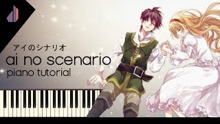 Ai no Scenario アイのシナリオ  Synthesia Piano Tutorial [upl. by Dyer768]