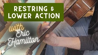 How to restring amp lower action for playability [upl. by Elacsap]