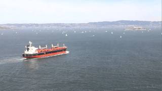 Genco Picardy Cargo ship arriving San Francisco Bay 2511 [upl. by Aldous]