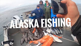 Alaska Fishing Trips for Black Cod Sablefish amp King Salmon [upl. by Bik]