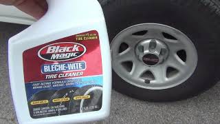 Review Black Magics quotBlecheWitequot Tire Cleaner [upl. by Gilman]