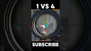 1vs4 In CS Rank With AWM Shorts Shortsfeed foryou foryoupage freefirehightlights [upl. by Scrogan431]