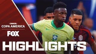 Brazil vs Costa Rica Highlights  2024 Copa América [upl. by Katheryn512]