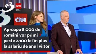 Aproape 8000 de români vor primi peste 2100 lei în plus la salariu de anul viitor [upl. by Aneehsat]