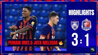 JORGE OBREGON SETARAF FORESTERI 🔥💯 JOHOR DARUL TA’ZIM 3 – 1 PORT FC [upl. by Elohcim]