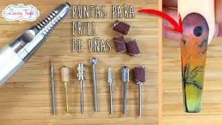 CONOCE LOS TIPOS DE PUNTAS DE TU DRILL PARA UÑAS [upl. by Enilemme]