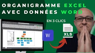 Excel SmartArt Pour Créer Un Organigramme Excel Avec Word [upl. by Drallim]