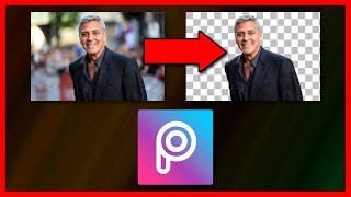 How to remove background from an image in PicsArt on Android 2021 [upl. by Latvina]