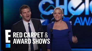 David Boreanaz and Busy Philipps present at Peoples Choice Awards 2012  E Peoples Choice Awards [upl. by Carmelo]