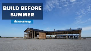 3 Benefits Of Building A Pole Barn Before Summer [upl. by Attiuqram409]