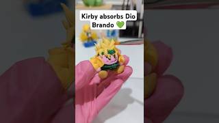 Kirby obtains a stand 😈🌎 jjba diobrando kirby polymerclay anime [upl. by Ahsinehs]