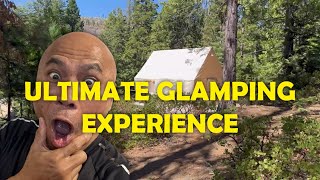 quotUltimate Glamping Experience Site Tour amp Amenitiesquot glamping glampinglife camping foodie [upl. by Fredel219]