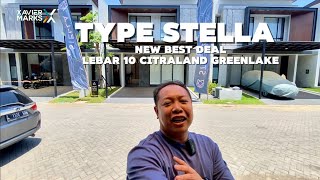 STELLA Rumah Citraland Greenlake Yang Lebar 10 tapi Harganya BEST DEAL BANGET Harganya masih 3 M an [upl. by Juana435]