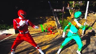 GREEN RANGER VS RED RANGER [upl. by Sax]