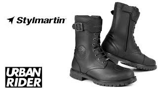 STYLMARTIN ROCKET MOTORCYCLE BOOTS REVIEW  URBAN RIDER [upl. by Oker]