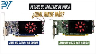 AMD HD 7570 1GB GDDR5 VS AMD HD 8570 1GB GDDR3 [upl. by Gleeson]