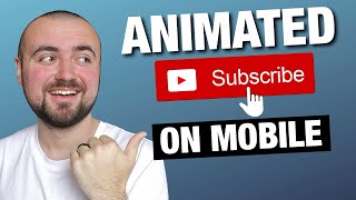 How To Add a Subscribe Button To Your Video iPhone and Android [upl. by Adim]