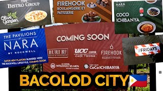 Bacolod City  ROCKWELL  FORBES HILL  new coming restaurants [upl. by Luiza]