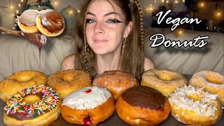 DONUT MUKBANG Vegan No Talking [upl. by Chaiken435]