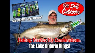 quotFishing Flashers amp Fliesquot for Lake Ontario Kings [upl. by Alesiram]