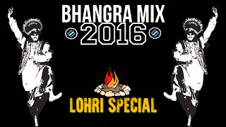 NonStop BHANGRA Mix 2016  Lohri Special  DJ Harj  Syco TM [upl. by Nemajneb611]