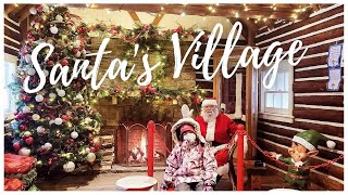 SANTAS VILLAGE MUSKOKAS THEME PARK IN BRACEBRIDGE ONTARIO  VLOGMAS 2021 [upl. by Tyoh]