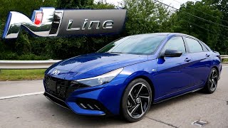 Review 2021 Hyundai Elantra NLine Manual [upl. by Ot]