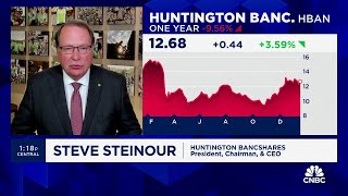 A Fed pivot gives big banks more confidence in loaning says Huntington Bancshares CEO [upl. by Ailaht]