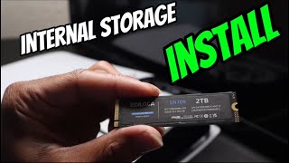 How To install an internal storage for ps5 [upl. by Takakura472]