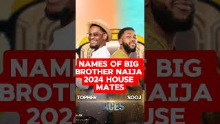 Big Brother Naija 2024 HOUSE MATES Names [upl. by Nelrah237]