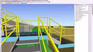 A Navisworks Tour of a Wastewater Treatment Plant Design [upl. by Hamirak330]