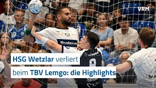 HSG Wetzlar verliert beim TBV Lemgo [upl. by Milah]