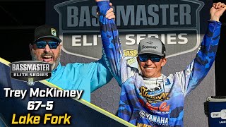 Trey McKinney leads Day 2 at Lake Fork with 67 pounds 5 ounces [upl. by Nila]