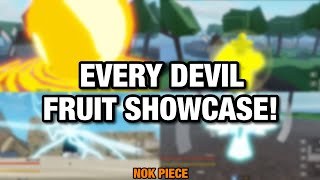 EVERY DEVIL FRUIT SHOWCASE IN NOK PIECE [upl. by Yromem]