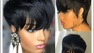 Affordable Pixie Cut Human Hair Wig from Amazon Tryon [upl. by Kramlich]