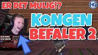 KONGEN BEFALER ER SÅ GØY😂🤣 5K seere på stream 2 [upl. by Einahpet]