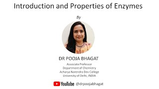 Introduction and Properties of Enzymes [upl. by Fabrienne634]