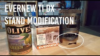 Evernew Ti DX Stand modification [upl. by Akvir]