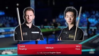 Judd Trump vs Wu Yize BetVictor English Open Snooker 2024 [upl. by Fillian306]