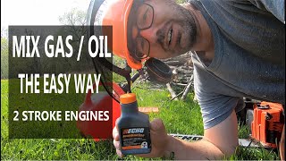 How I mix 2 stroke gas [upl. by Bartie625]