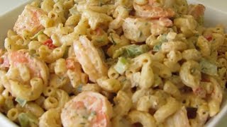 How to make Seafood Salad  Shrimp Macaroni Salad [upl. by Anej946]