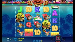 100 auto spins in Bigger Bass Bonanza slot Free Play in Demo Mode by Pragmatic Play [upl. by Aisetra]