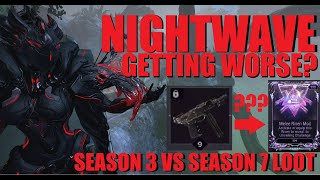 WARFRAME DISCUSSION Is Nightwave Getting Worse Comparing To Previous Seasons  The Lotus Eaters [upl. by Edniya]