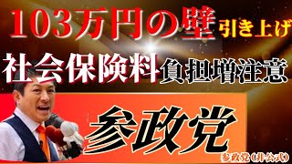 最低賃金を引き上げても年収の壁が上がらなければ働き控えは増えるだけ 年収の壁引き上げ178万円以上を強く要望する 参政党 神谷宗幣 [upl. by Rooney691]